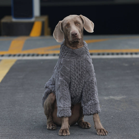 Winter Cozy Fleece Dog Sweater | Sweater for Large Dog