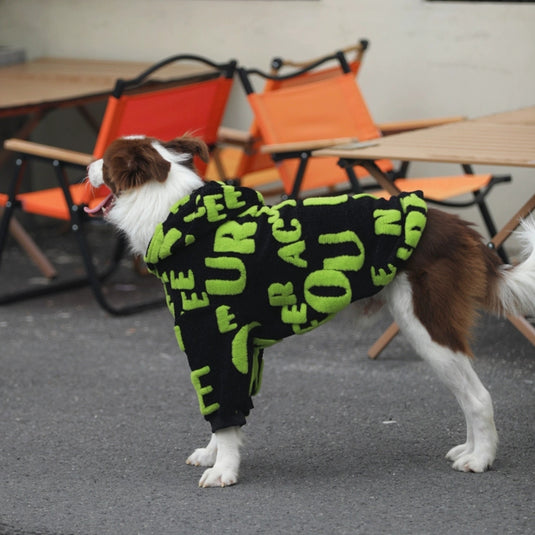 Character Fluffy Large Dog Hoodie