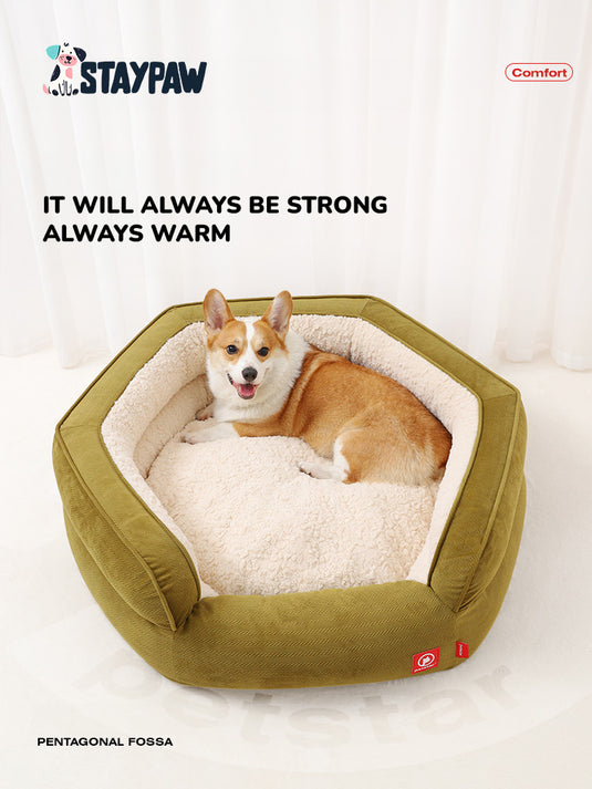 Super Soft - Calming Dog Bed in Round Shape