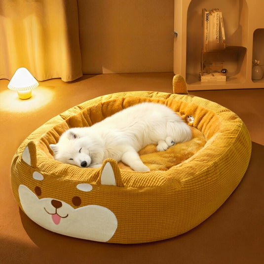 Winter Puppy Dog Bed