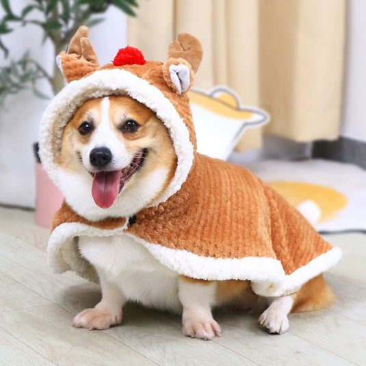 Xmas Reindeer Cloak for Dogs