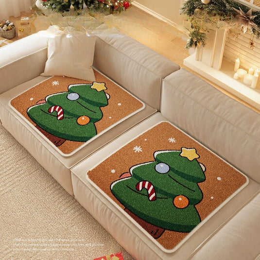 Christmas Thick Soft Decorative Couch Cover