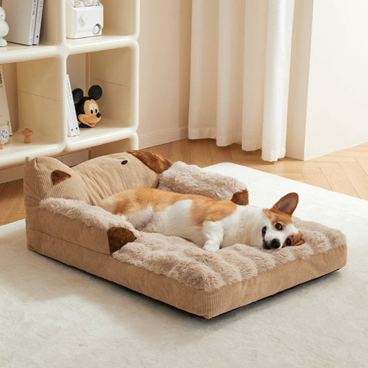 Cute Calming Dog Bed