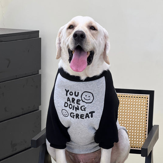 You Are Doing Great Sweatshirt For Large Dog