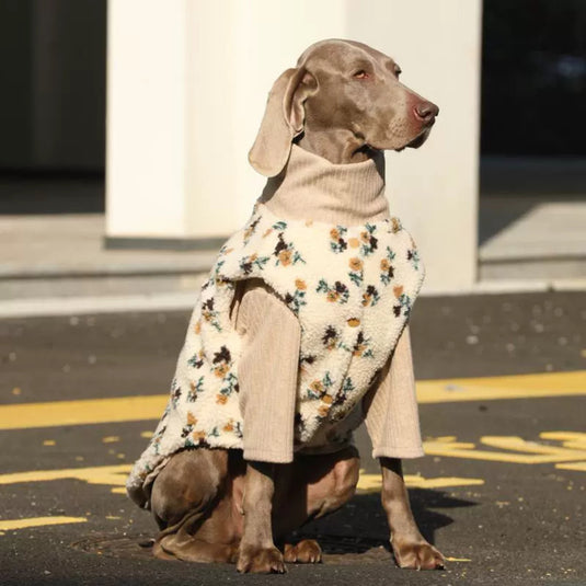 Floral Vest For Large Dog