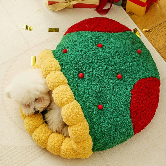 Christmas Tree Bed for Small Dogs and Cats