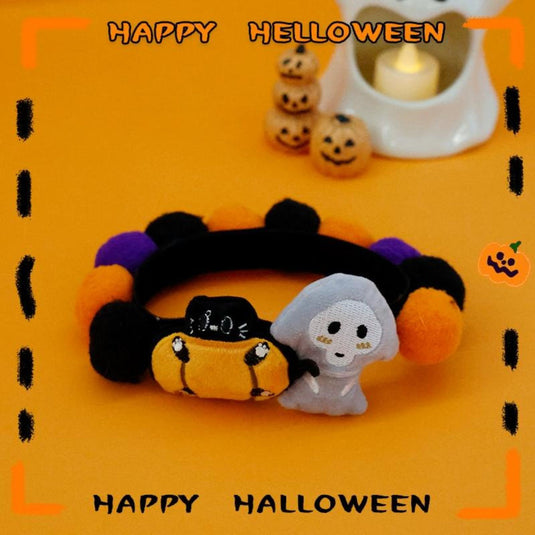 Halloween Bubble Pet Collar