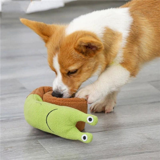 Snail Dog Puzzle Toy Plush Sound Toys