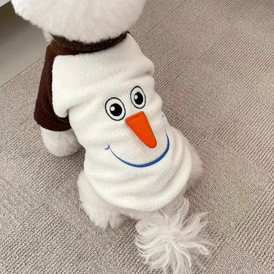 Xmas Snowman Dog Shirt