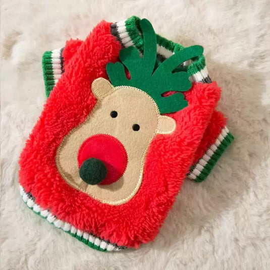 Christmas Reindeer Sweater for Dog