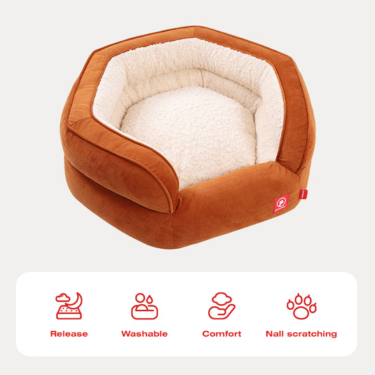 Super Soft - Calming Dog Bed in Round Shape