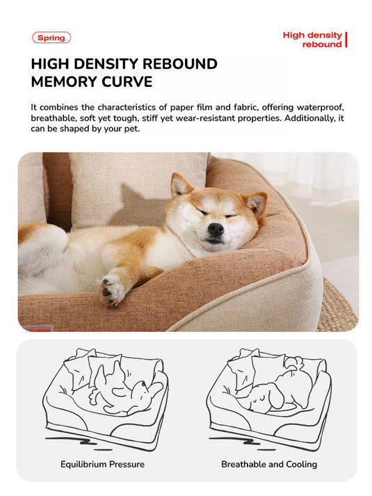 Orthopedic Calming Dog Bed