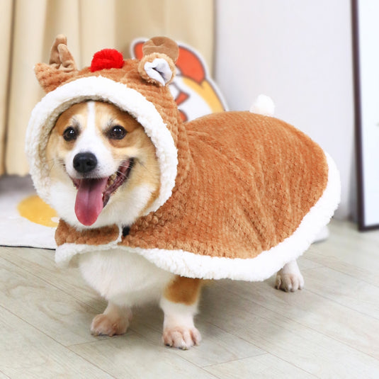 Xmas Reindeer Cloak for Dogs