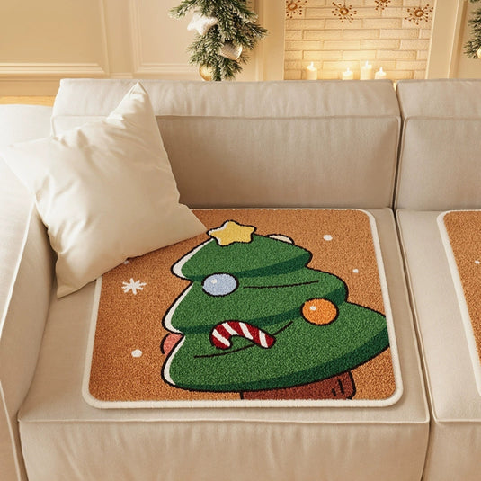 Christmas Thick Soft Decorative Couch Cover