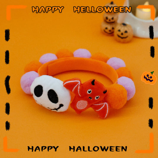 Halloween Bubble Pet Collar