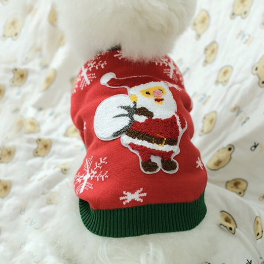 Christmas Santa Dog Ugly Sweater