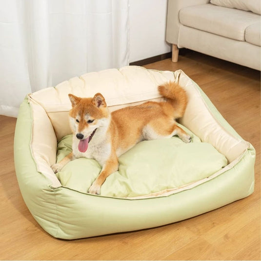 Pastel Green Calming Dog Sofa