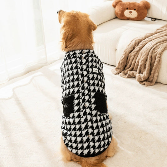 Faux Lambswool Large Dog Jacket