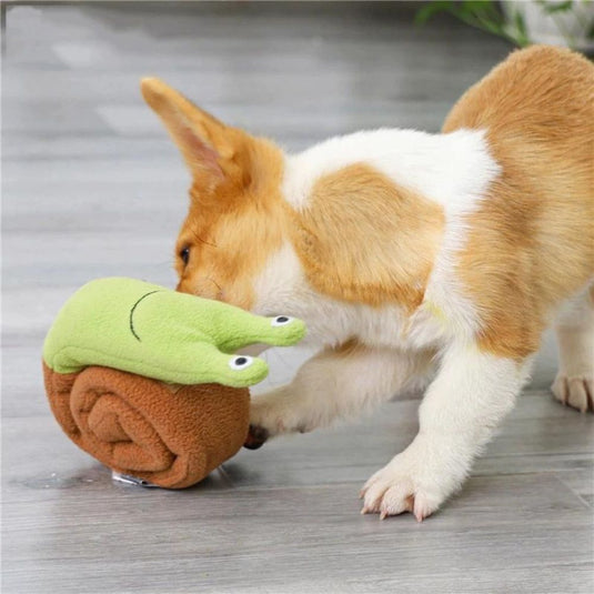 Snail Dog Puzzle Toy Plush Sound Toys