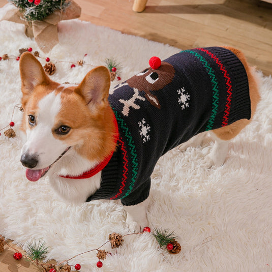 Christmas Knitted Sweater for Dog