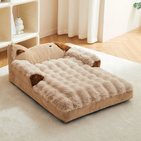 Cute Calming Dog Bed