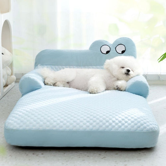 Funny Ice Calming Dog Bed for Summer