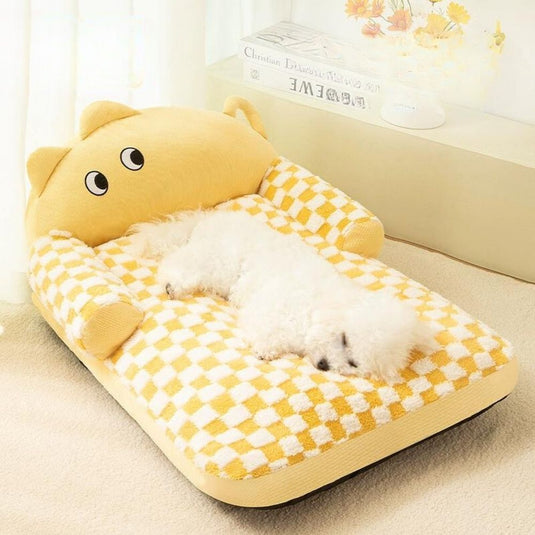 Yellow Caro  Calming Dog Bed