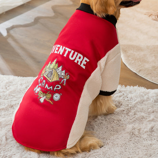 Winter Adventure Sweater for Large Dogs, Large Dog Sweater