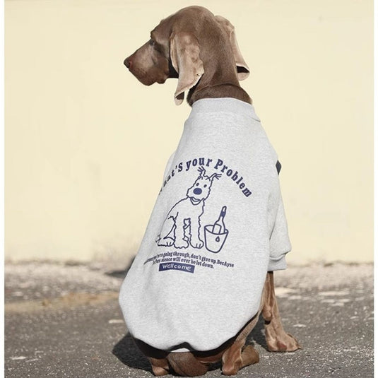 What is Your Problems Large Dog Sweatshirt