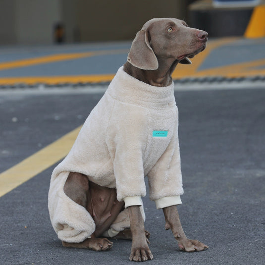 Cozy Plush 4 - Leg Sweatshirt for Large Dog