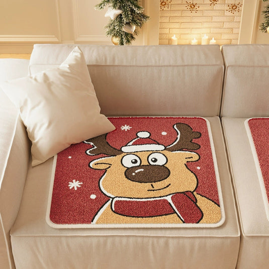 Christmas Thick Soft Decorative Couch Cover