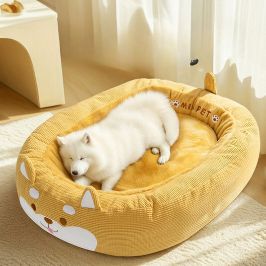 Winter Puppy Dog Bed