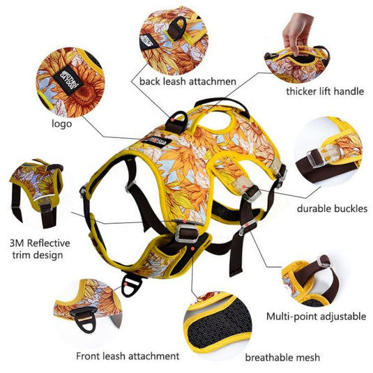 Sunflower Harness for Large Dog