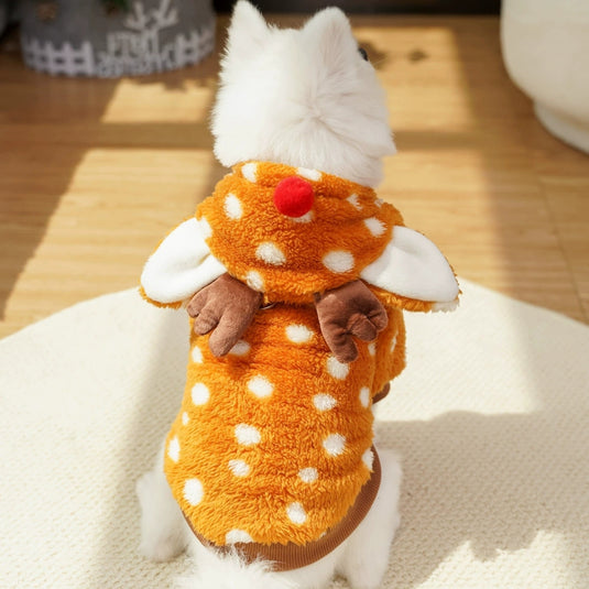 Xmas Reindeer Dog Hoodie