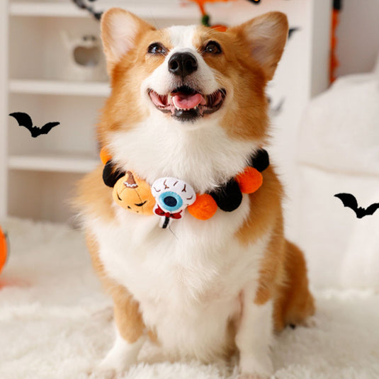 Halloween Bubble Pet Collar