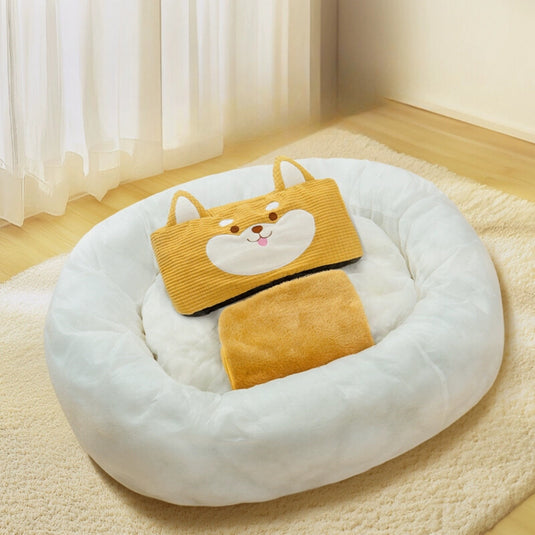 Winter Puppy Dog Bed