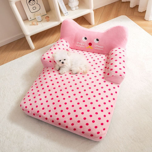 Cute Calming Dog Bed