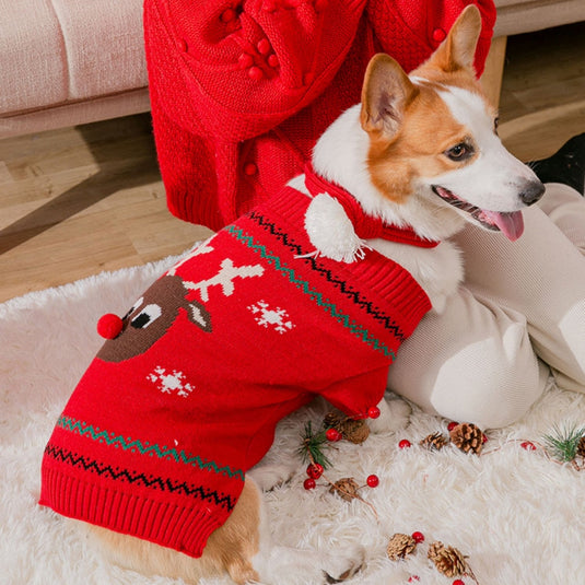 Christmas Knitted Sweater for Dog