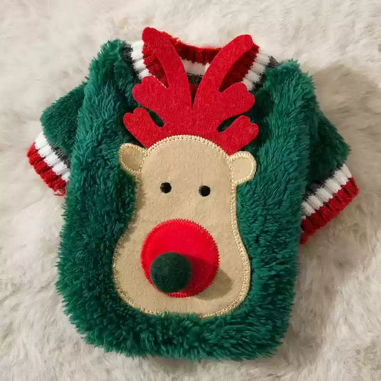 Christmas Reindeer Sweater for Dog