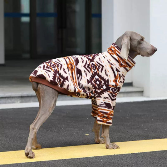 Native Pattern Large Dog Vest