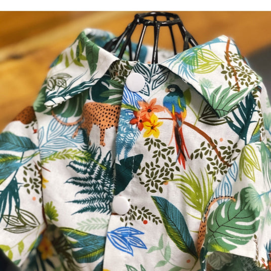 Forest Hawaiian Shirt For Large Dog