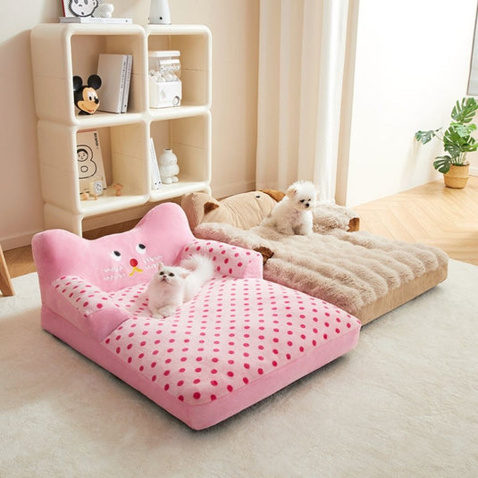 Cute Calming Dog Bed