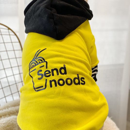 Send Noods Hoodie For Large Dog