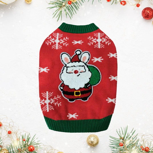 Christmas Santa Dog Ugly Sweater