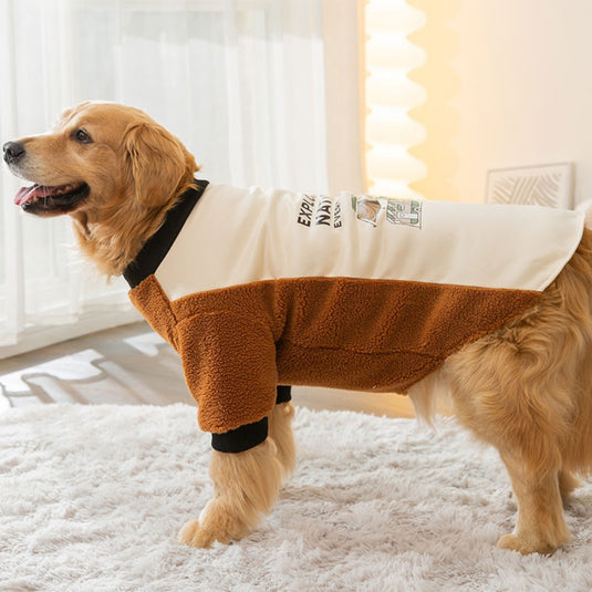 Winter Adventure Sweater for Large Dogs, Large Dog Sweater