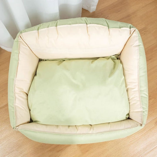 Pastel Green Calming Dog Sofa