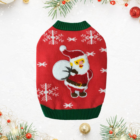 Christmas Santa Dog Ugly Sweater