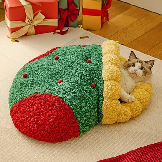 Christmas Tree Bed for Small Dogs and Cats