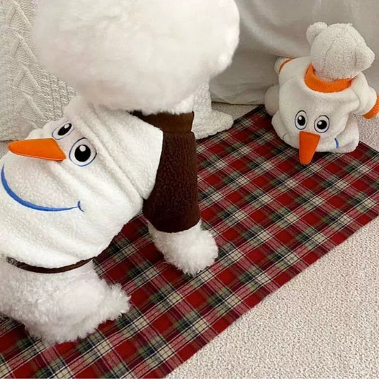 Xmas Snowman Dog Shirt