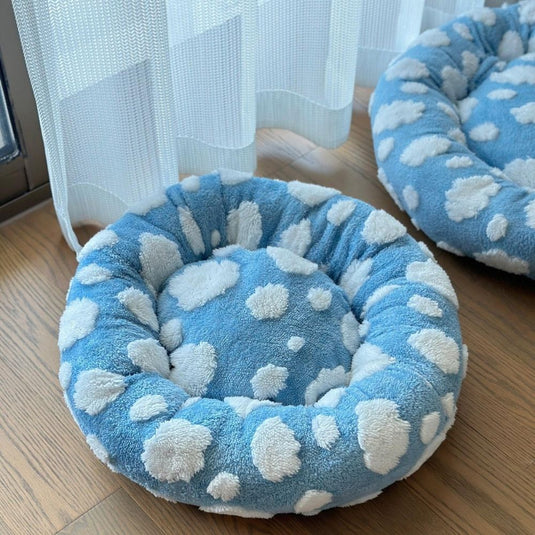 Vintage Round Dog Bed Cushion